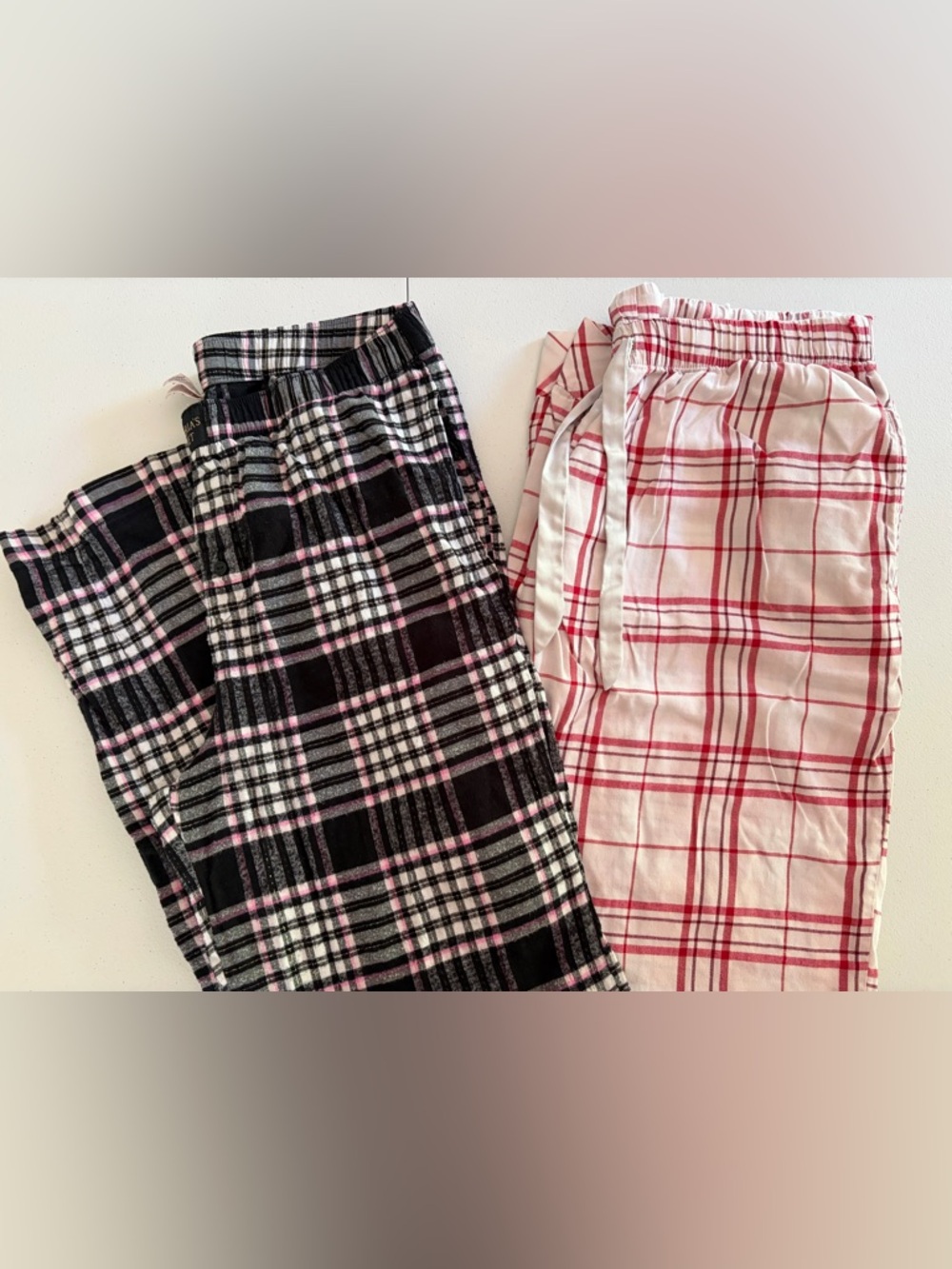Victoria’s Secret Pajama Pants Bundle Size Small Plaid Lounge Sleepwear